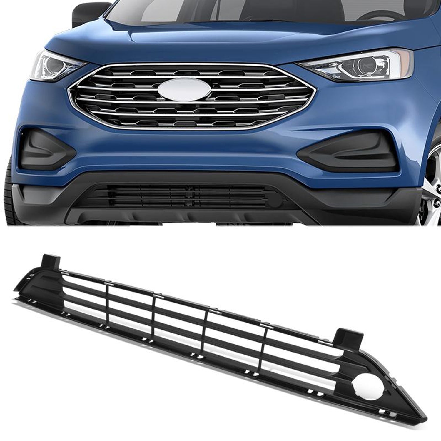 Factory Style Front Lower Bumper Grille <br> 19-24 Ford Edge