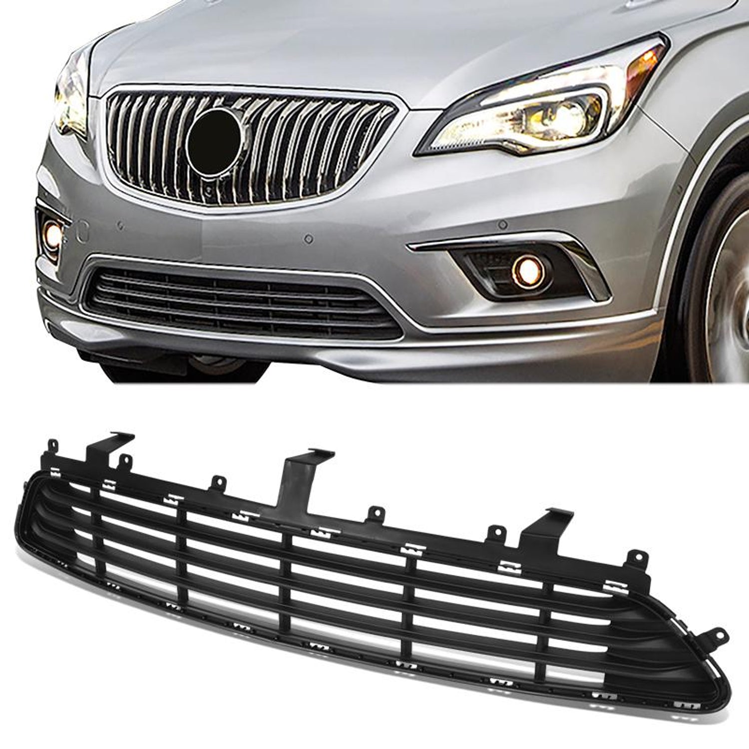 Factory Style Front Lower Bumper Grille <br> 16-18 Buick Envision
