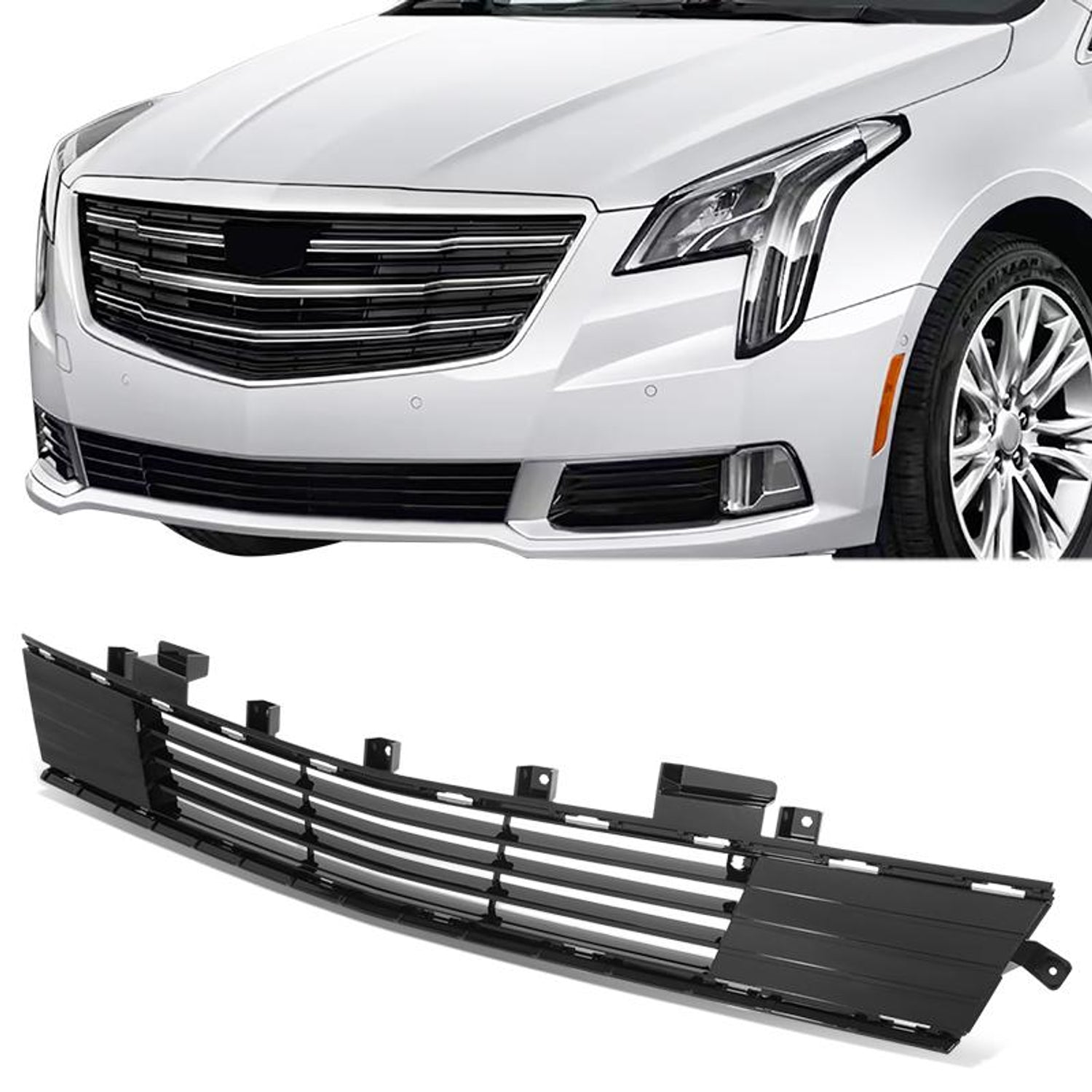 Factory Style Front Lower Bumper Grille <br> 18-19 Cadillac XTS