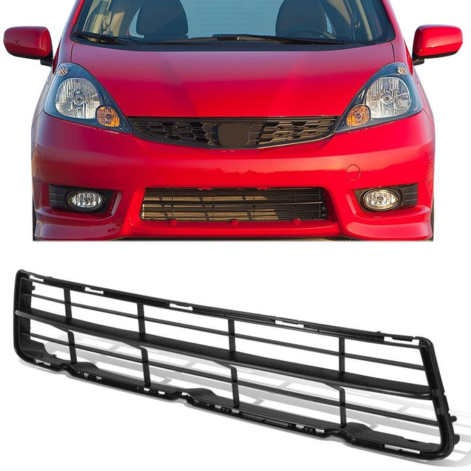 Factory Style Front Lower Bumper Grille <br> 09-14 Honda Fit Sport