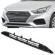 Factory Style Front Lower Bumper Grille <br> 18-22 Hyundai Accent 4-Door Sedan