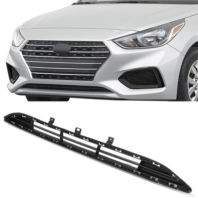Factory Style Front Lower Bumper Grille <br> 18-22 Hyundai Accent 4-Door Sedan