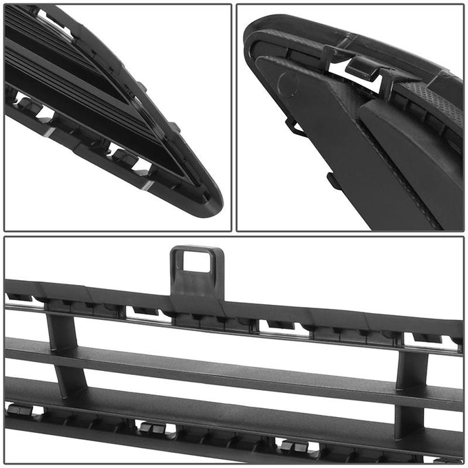 Factory Style Front Lower Bumper Grille <br> 18-22 Hyundai Accent 4-Door Sedan