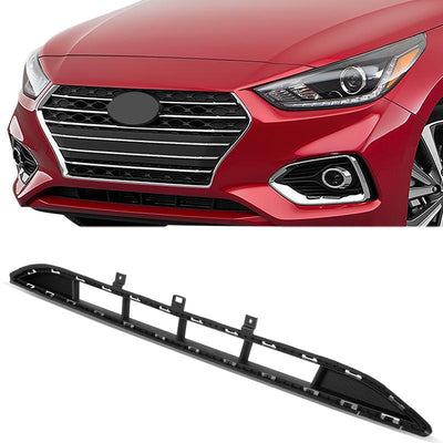Factory Style Front Lower Bumper Grille <br> 18-22 Hyundai Accent 4-Door Sedan