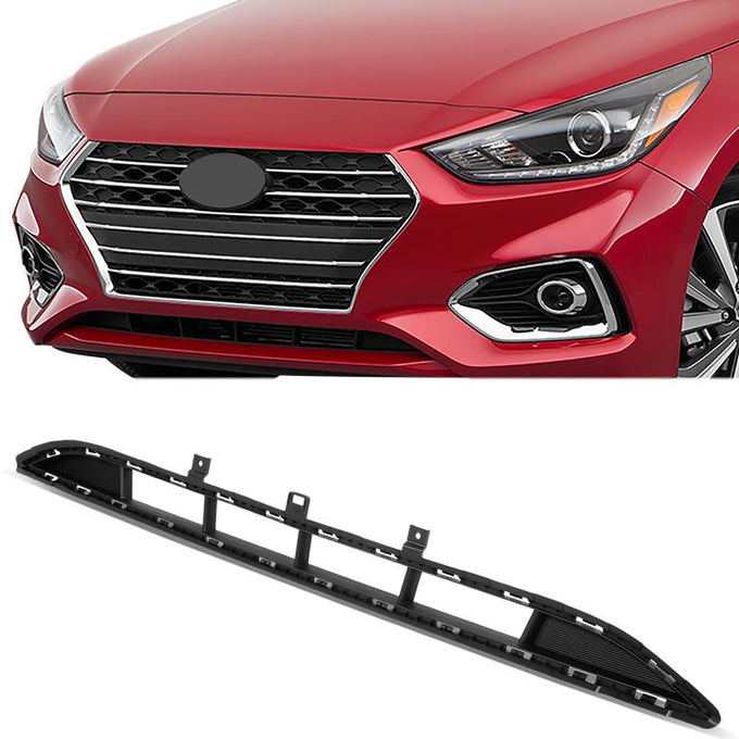 Factory Style Front Lower Bumper Grille <br> 18-22 Hyundai Accent 4-Door Sedan