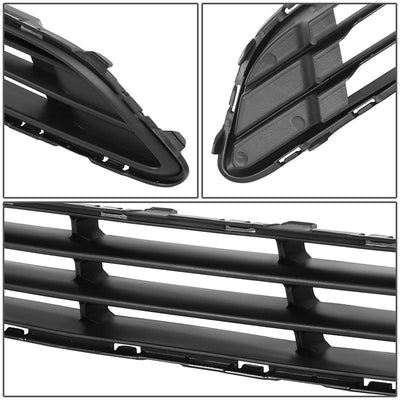 Factory Style Front Bumper Grille <br> 17-18 Hyundai Santa Fe