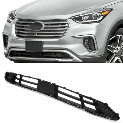 Factory Style Front Bumper Grille <br> 17-18 Hyundai Santa Fe