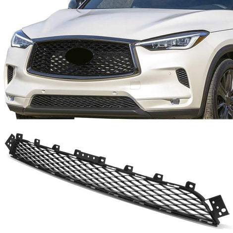 Factory Style Front Lower Bumper Grille <br> 19-23 Infiniti QX50