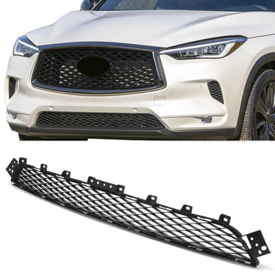 Factory Style Front Lower Bumper Grille <br> 19-23 Infiniti QX50