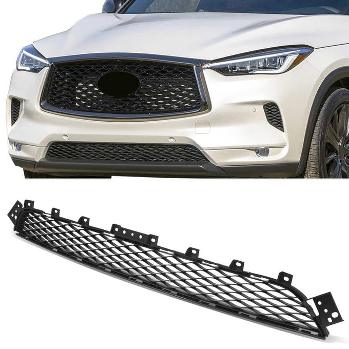 Factory Style Front Lower Bumper Grille <br> 19-23 Infiniti QX50