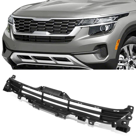 Factory Style Front Lower Bumper Grille <br> 21-23 Kia Seltos