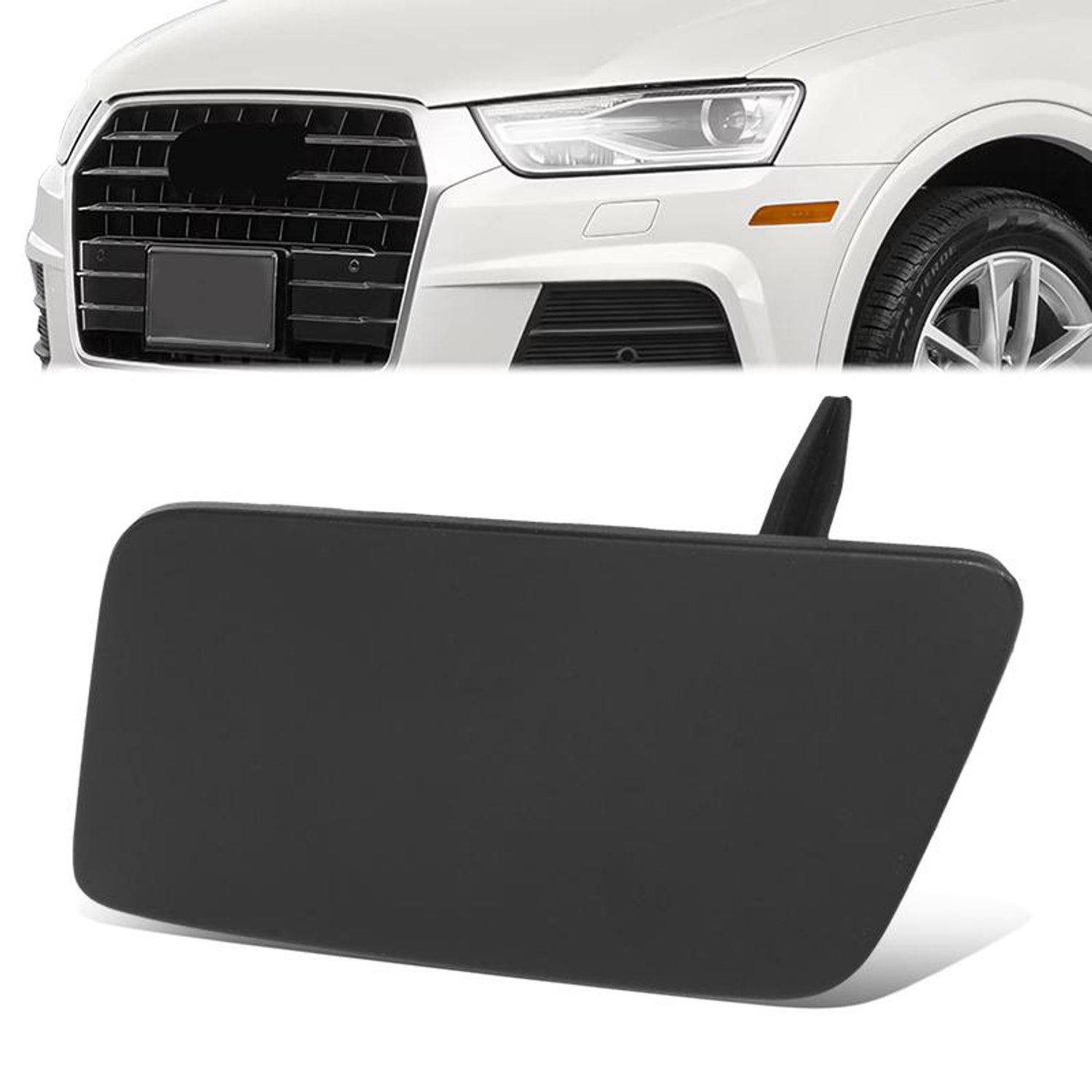 Front Right Side Headlight Washer Cover <br> 16-17 Audi Q3