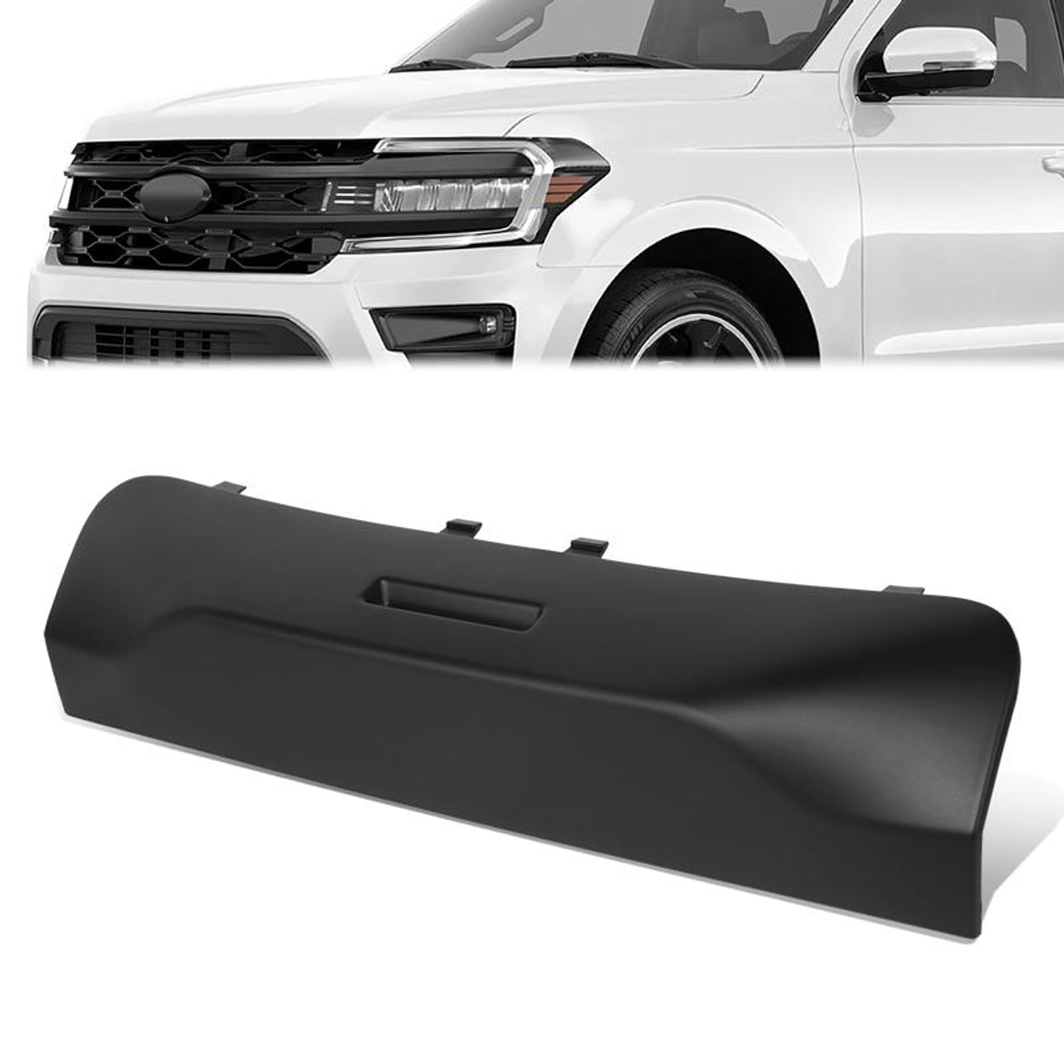Front Bumper Tow Hook Cap Cover <br> 22-24 Ford Expedition