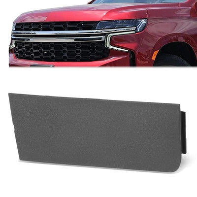 Front Left Bumper Tow Hook Cap Cover <br> 21-24 Chevy Suburban, Tahoe