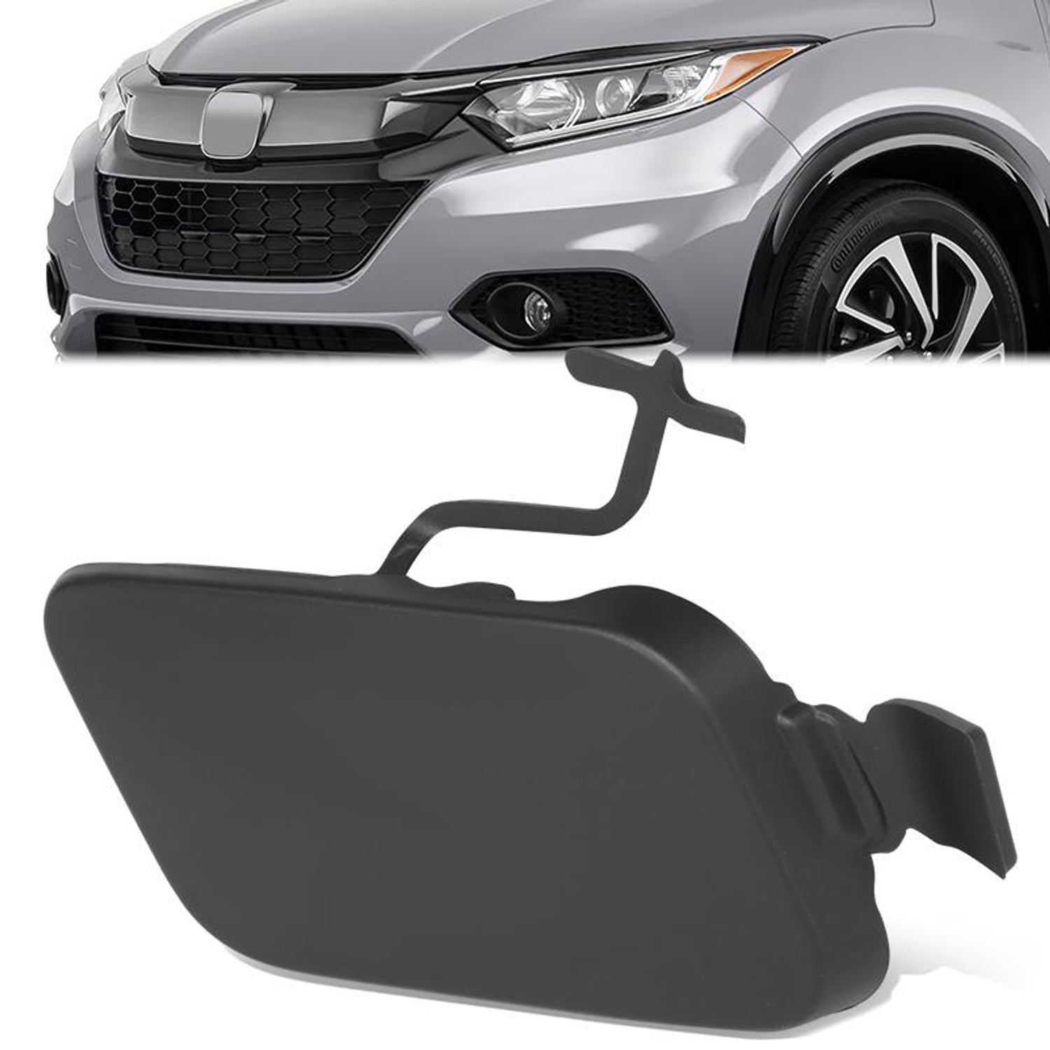 Front Bumper Tow Hook Cover <br> 19-22 Honda Hr-V