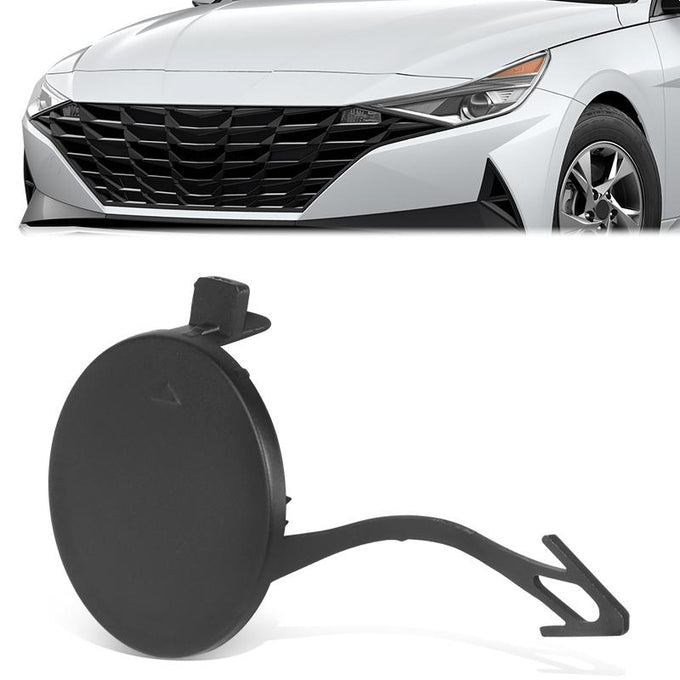 Front Bumper Tow Hook Cover <br> 21-23 Hyundai Elantra