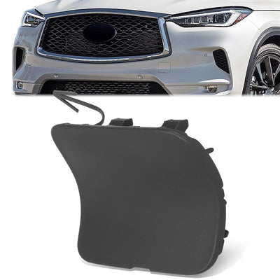 Front Left Bumper Tow Hook Cover <br> 19-25 Infiniti Qx50