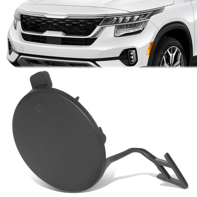 Front Bumper Tow Hook Cover <br> 21-25 Kia Seltos