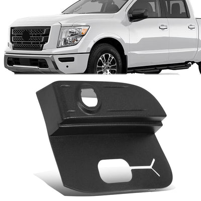Front Left Bumper Tow Hook Cover <br> 17-19 Nissan Titan