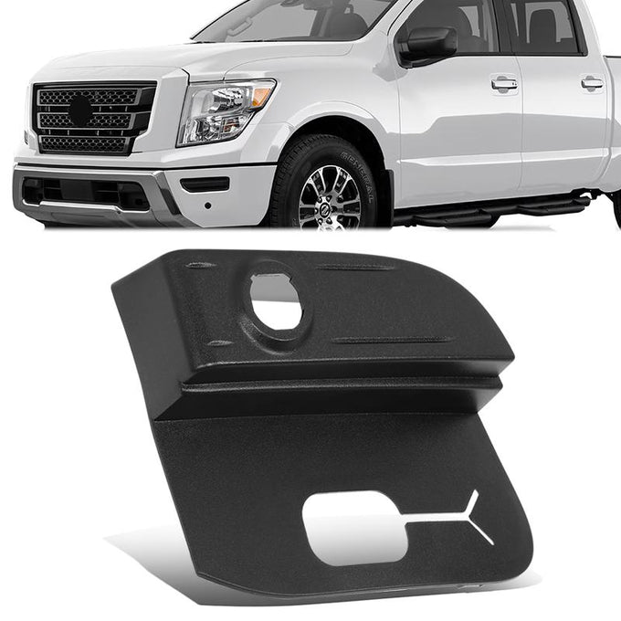 Front Left Bumper Tow Hook Cover <br> 17-19 Nissan Titan
