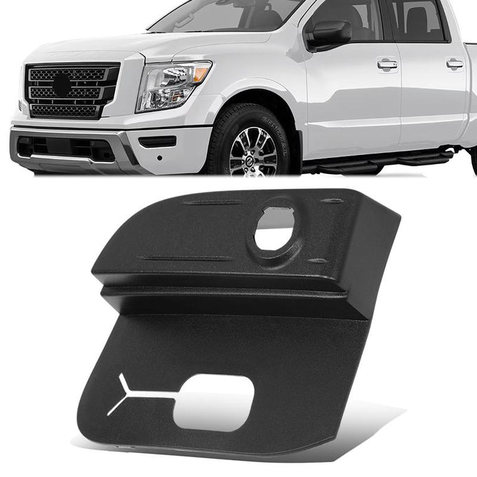 Front Right Bumper Tow Hook Cover <br> 17-19 Nissan Titan