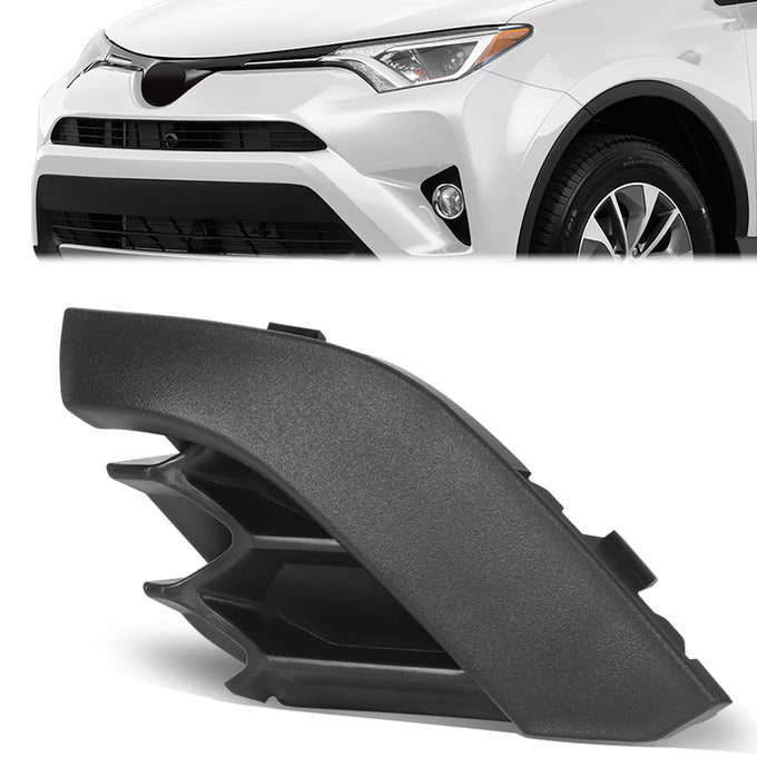 Front Left Bumper Tow Hook Cover <br> 16-18 Toyota Rav4 Se