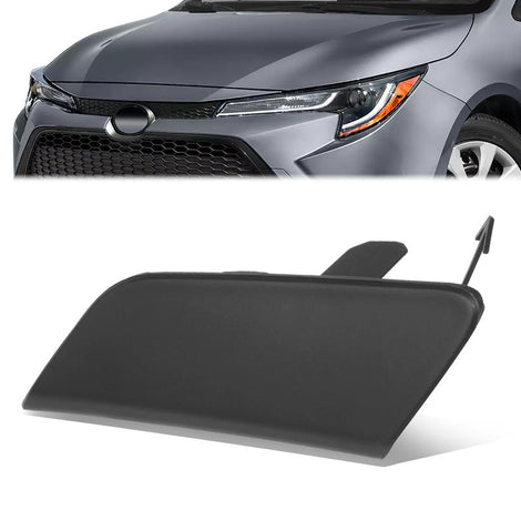 Front Left Bumper Tow Hook Cover <br> 20-22 Toyota Corolla L, Le, Xle