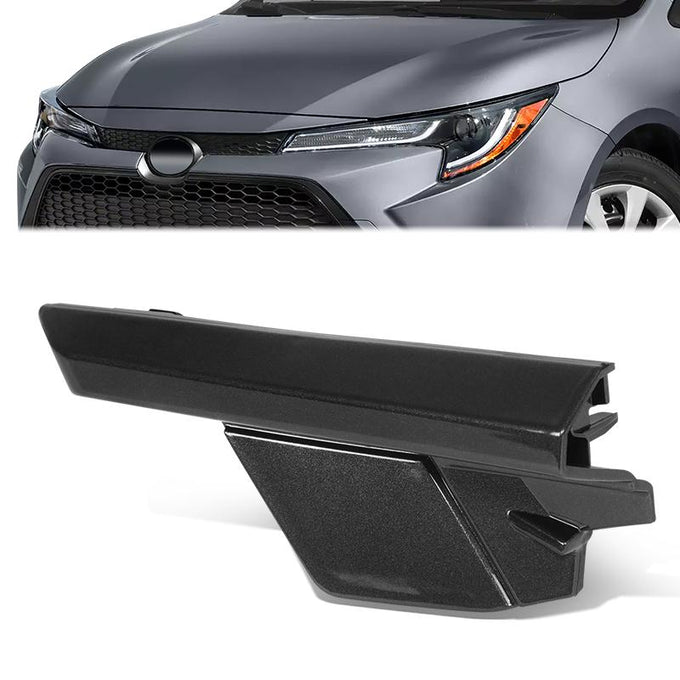 Front Left Bumper Tow Hook Cover <br> 20-22 Toyota Corolla Se, Xse