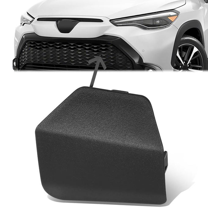 Front Left Bumper Tow Hook Cover <br> 22-25 Toyota Corolla Cross