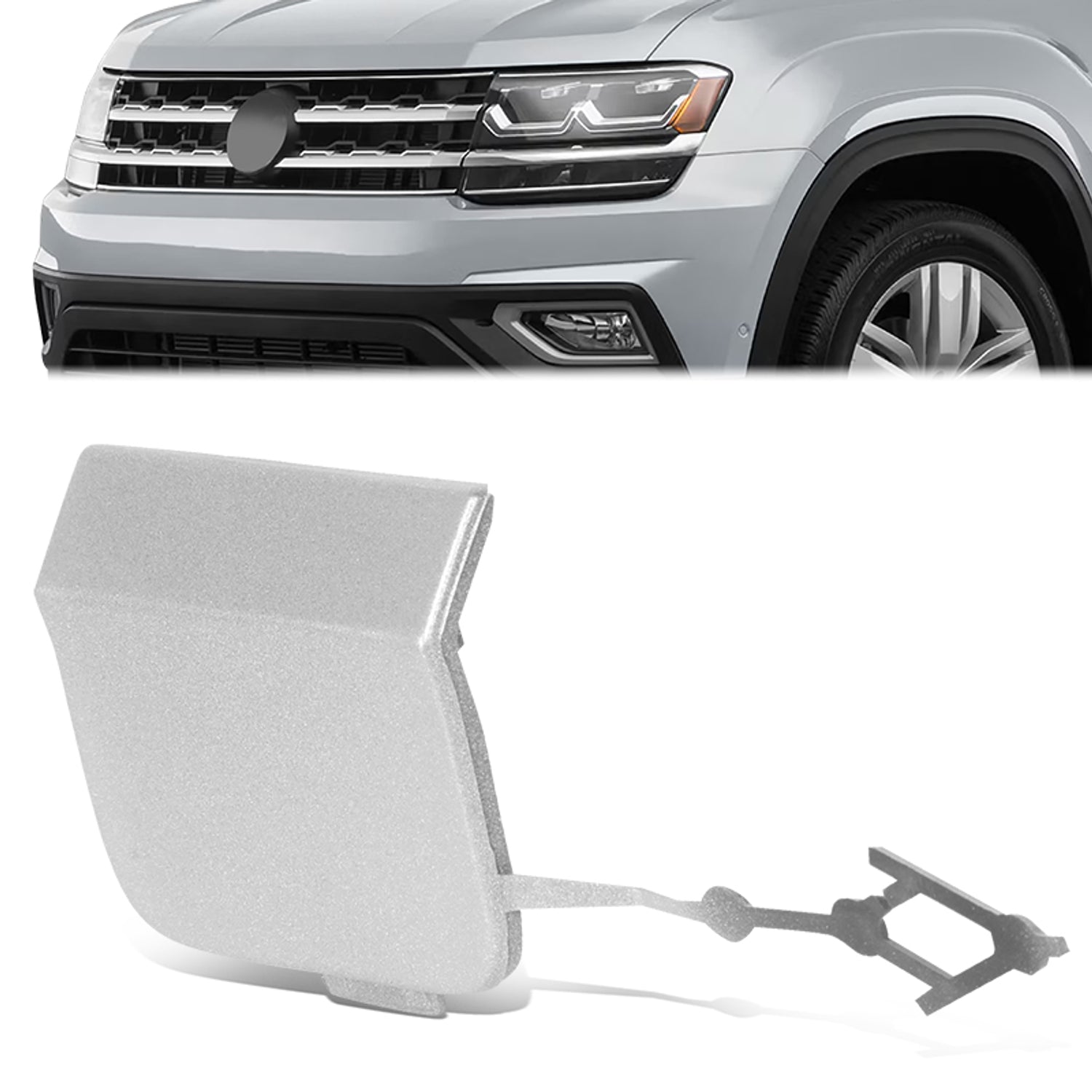 Rear Bumper Tow Hook Cover <br> 20-23 Volkswagen Atlas