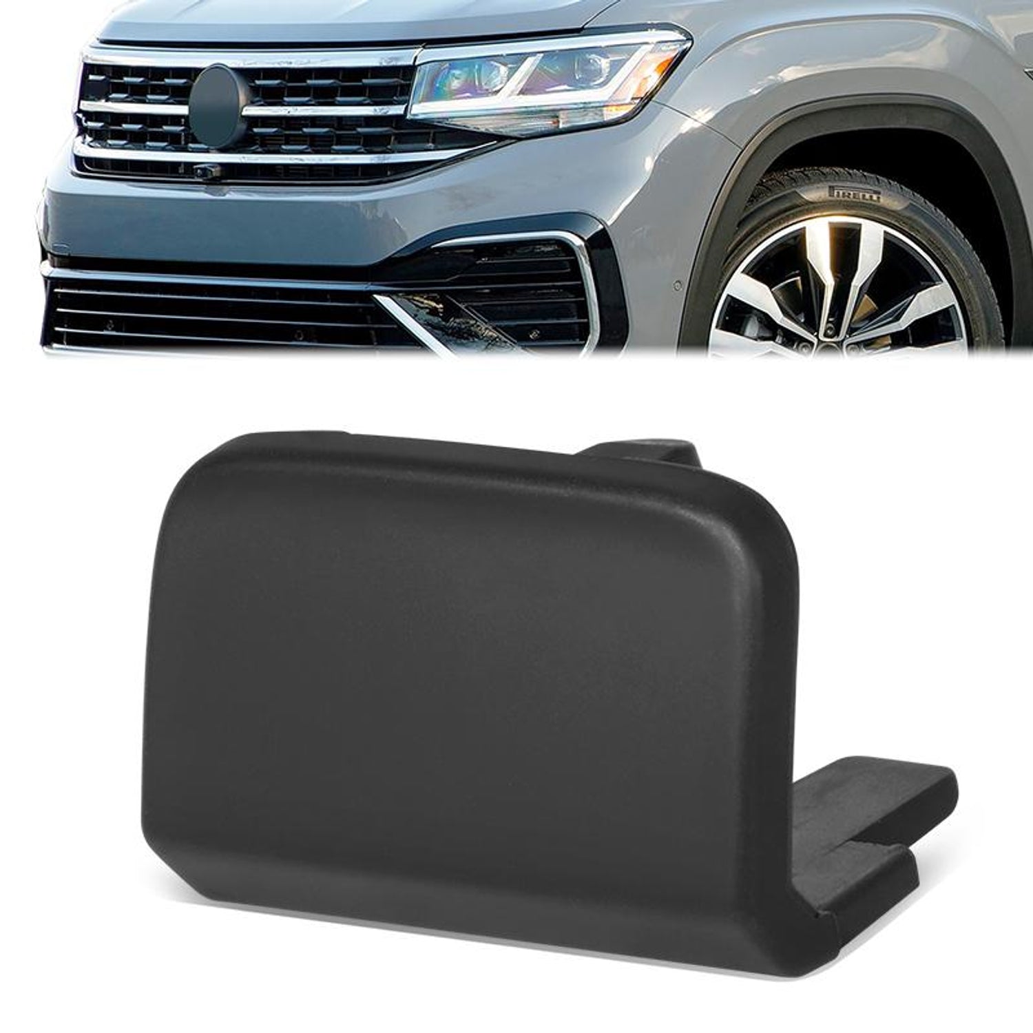 Rear Bumper Tow Hook Cover <br> 21-23 Volkswagen Atlas R-Line