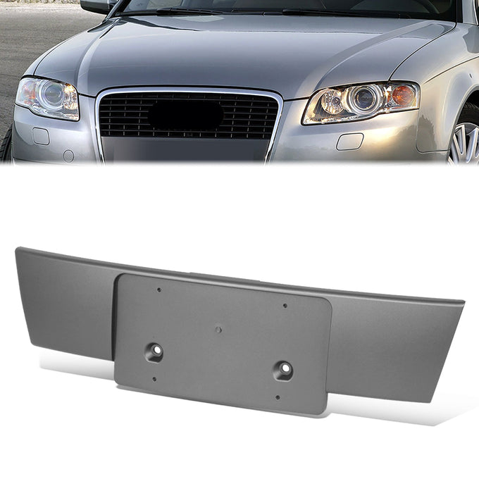 Factory Style Front License Plate Bracket <br> 05-09 Audi A4 S4 S Line