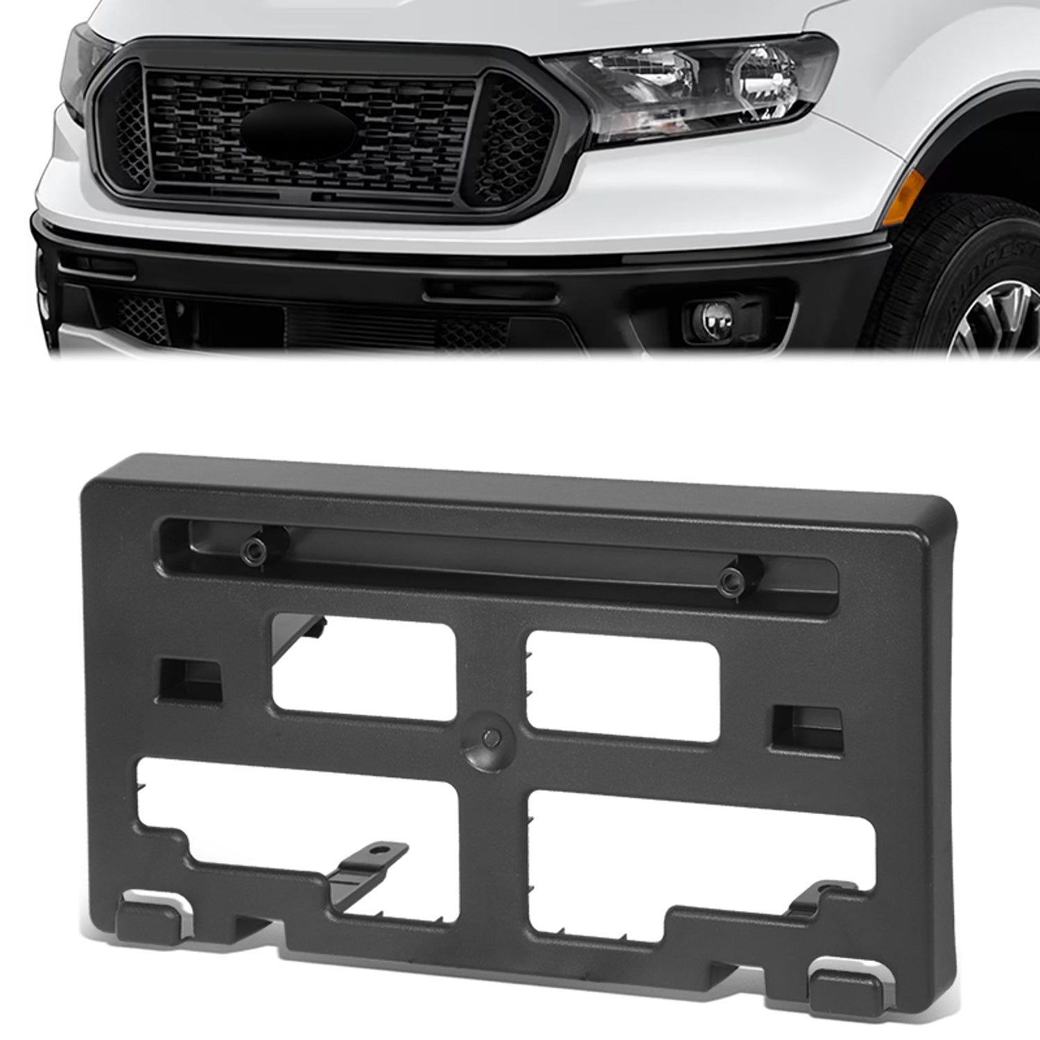 Factory Style Front License Plate Bracket <br> 19-23 Ford Ranger
