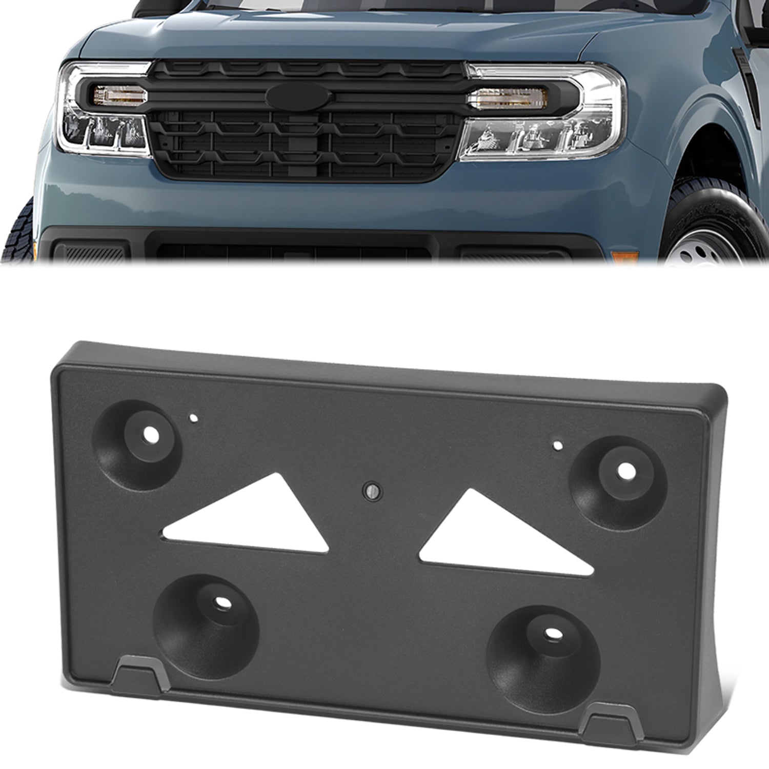 Factory Style Front License Plate Bracket <br> 22-24 Ford Maverick