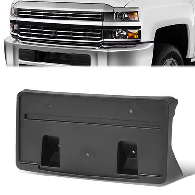 Factory Style Front License Plate Bracket <br> 15-19 Chevy Silverado 2500 3500 HD
