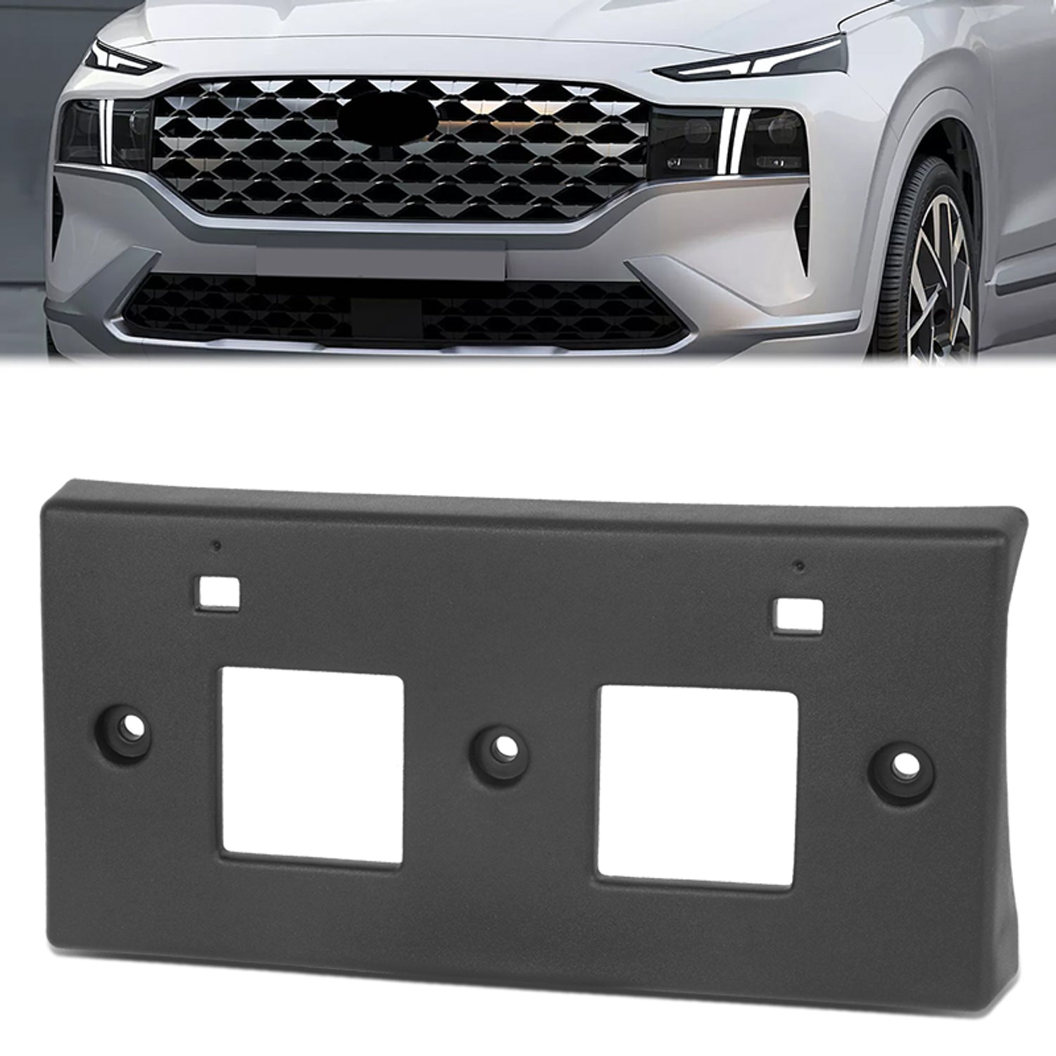 Factory Style Front License Plate Bracket <br> 21-23 Hyundai Santa Fe 2.5L w/o XRT