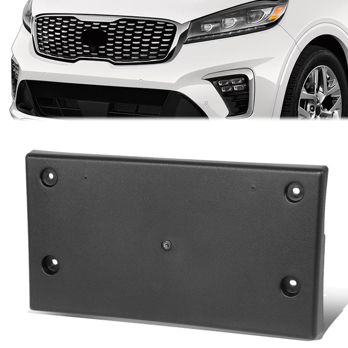 Factory Style Front License Plate Bracket <br> 19-20 Kia Sorento EX, EX Premium, LX