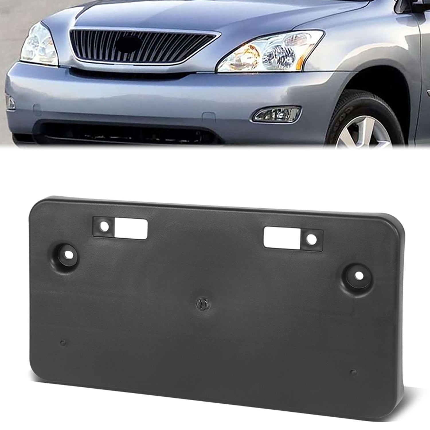 Factory Style Front License Plate Bracket <br> 04-06 Lexus RX330, 07-10 RX350