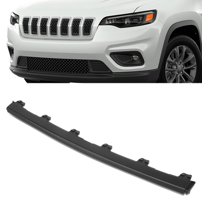 Front Bumper Center Molding Trim <br> 19-22 Jeep Cherokee Trailhawk