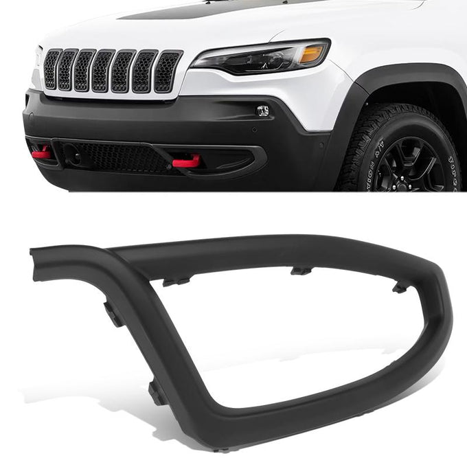 FrontLeft Side Tow Hook Bezel <br> 19-03 Jeep Cherokee