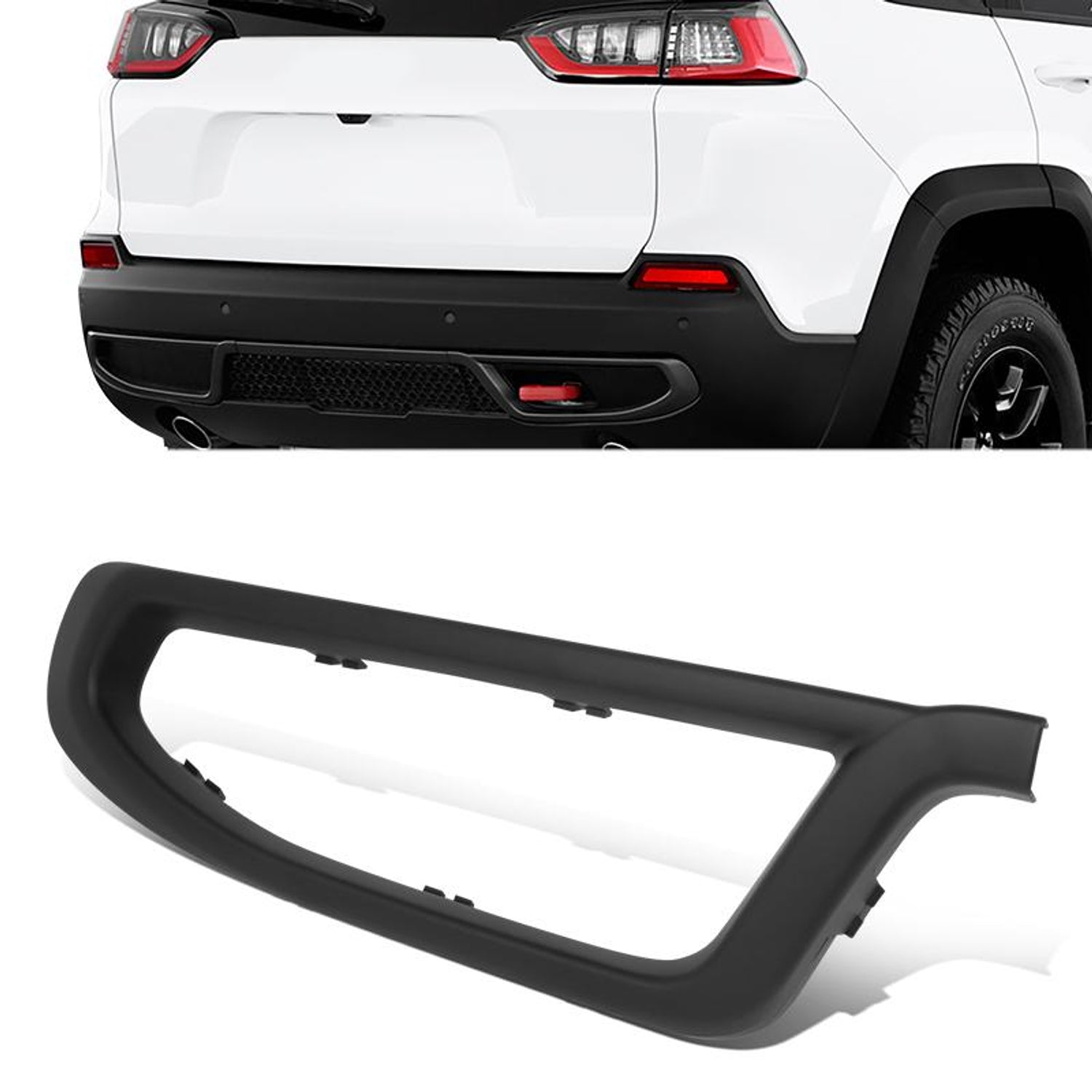Rear Left Side Bumper Trim <br> 19-03 Jeep Cherokee
