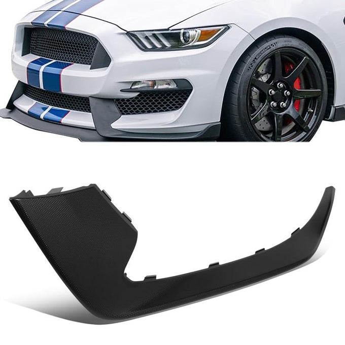 Front Left Side Lower Bumper Cover Molding <br> 15-20 Ford Mustang Shelby GT350 GT350R, 2020 GT500