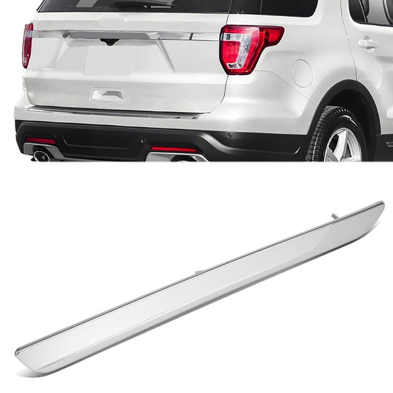 Rear Left Side Bumper Cover Molding Trim <br> 18-09 Ford Explorer Platinum