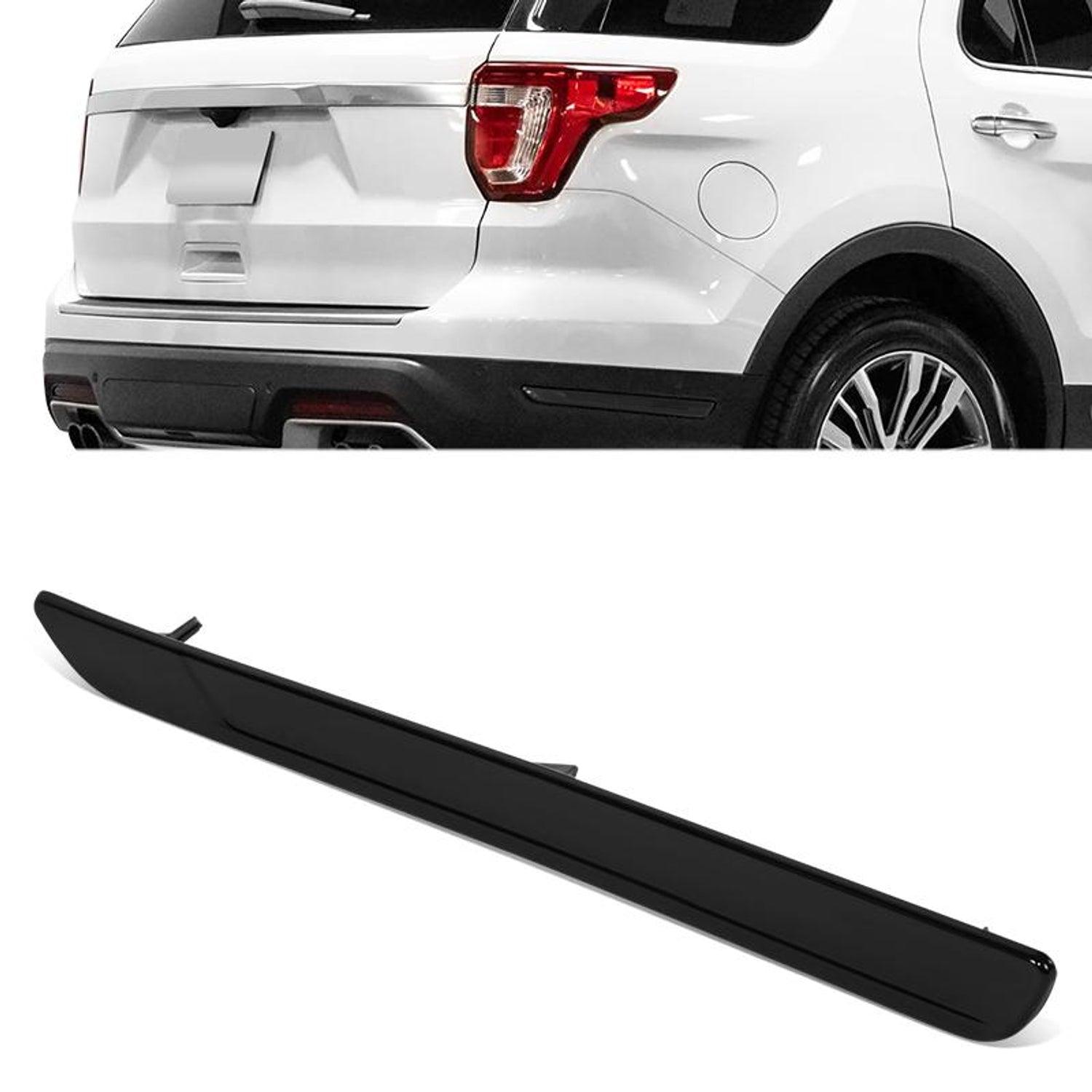 Rear Right Side Bumper Cover Molding Trim <br> 18-09 Ford Explorer Sport