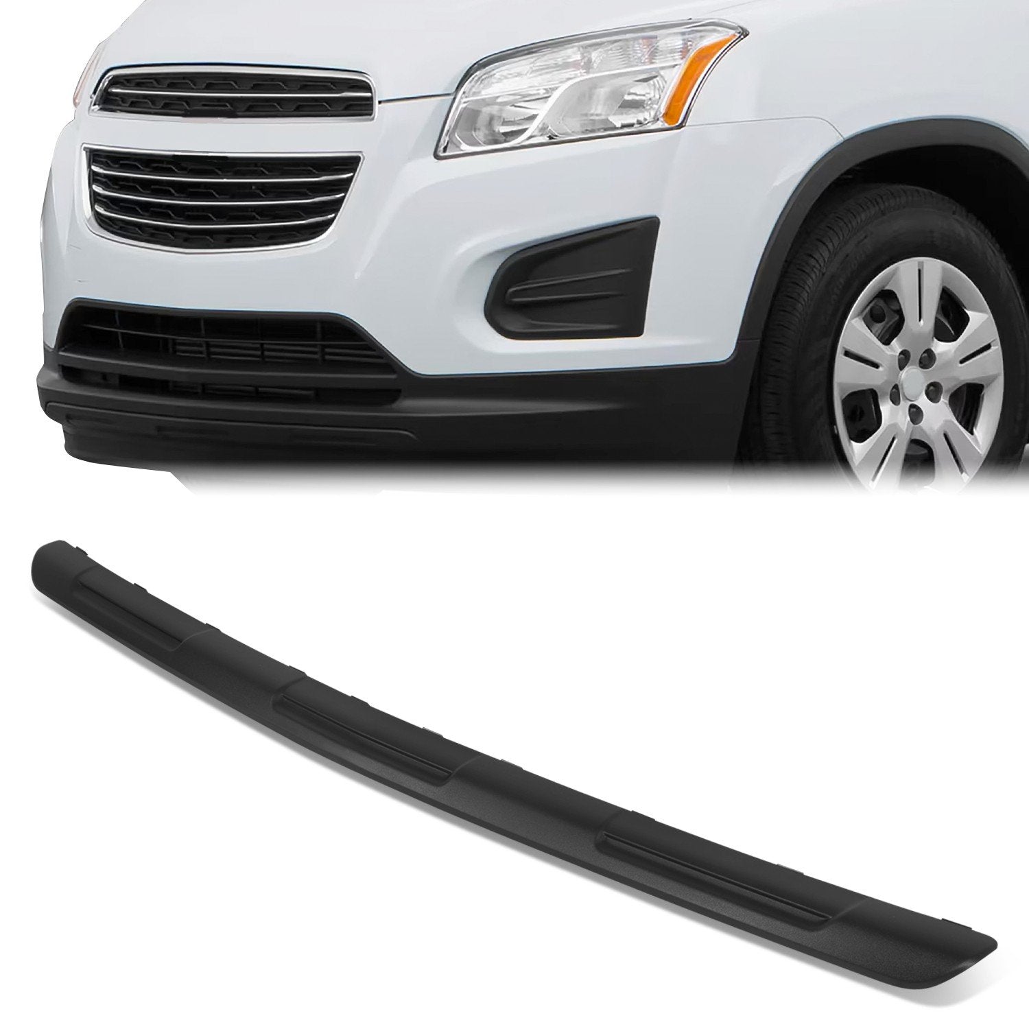 Front Bumper Grill Cover Fascia Skid Plate Molding Trim <br>13-16 Chevy Trax FWD