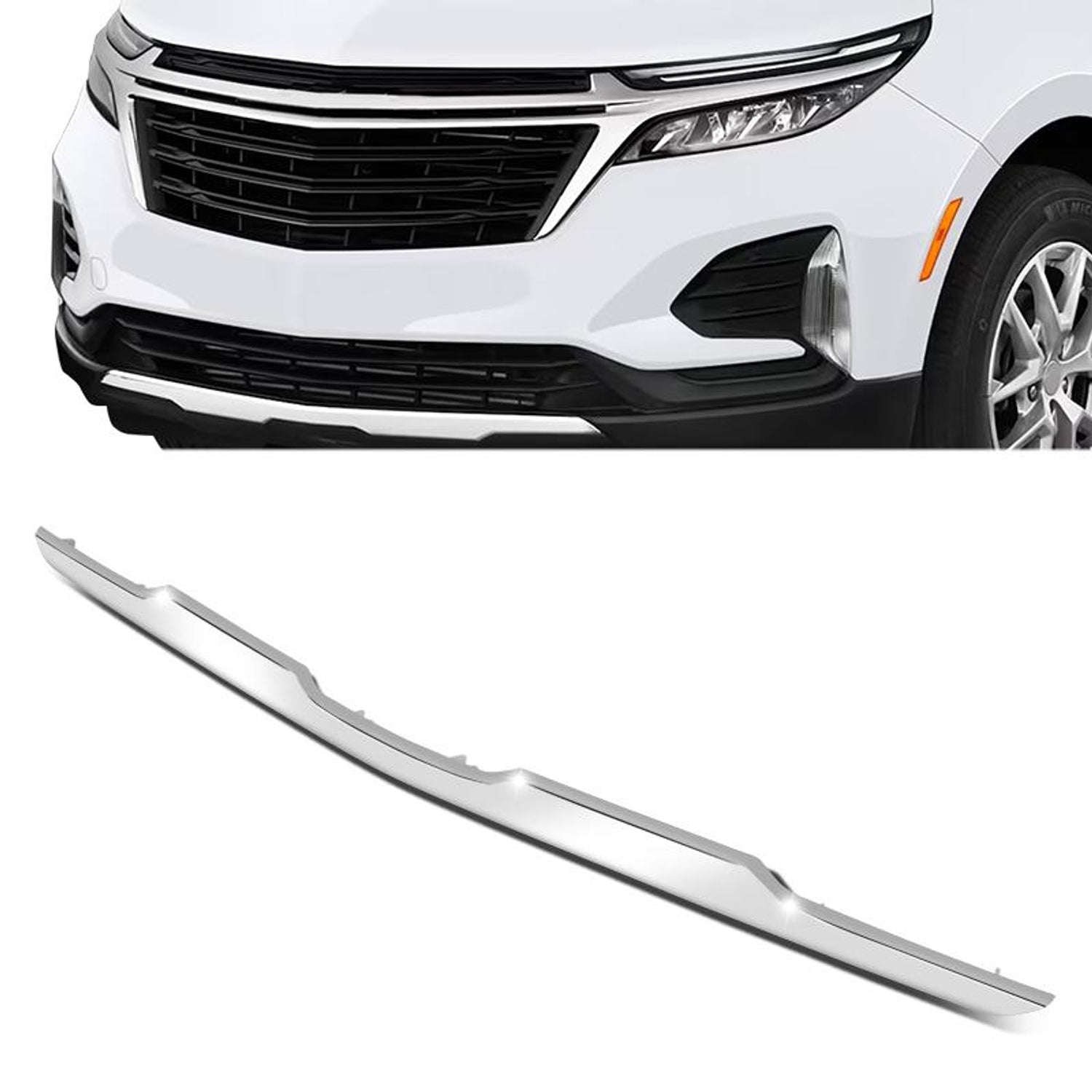 Front Bumper Fascia Lower Molding <br> 22-04 Chevrolet Equinox LT