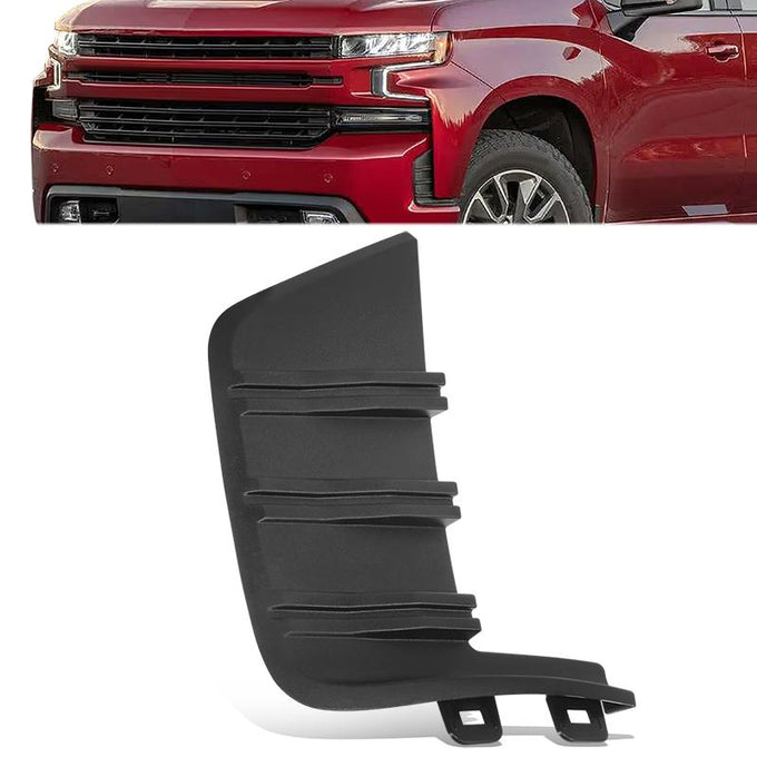 Front Left Side Outer Bumper Cover Molding <br> 19-22 Chevy Silverado 1500 LTD