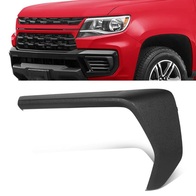 Front Left Side Outer Bumper Cover Molding <br> 21-02 Chevrolet Colorado