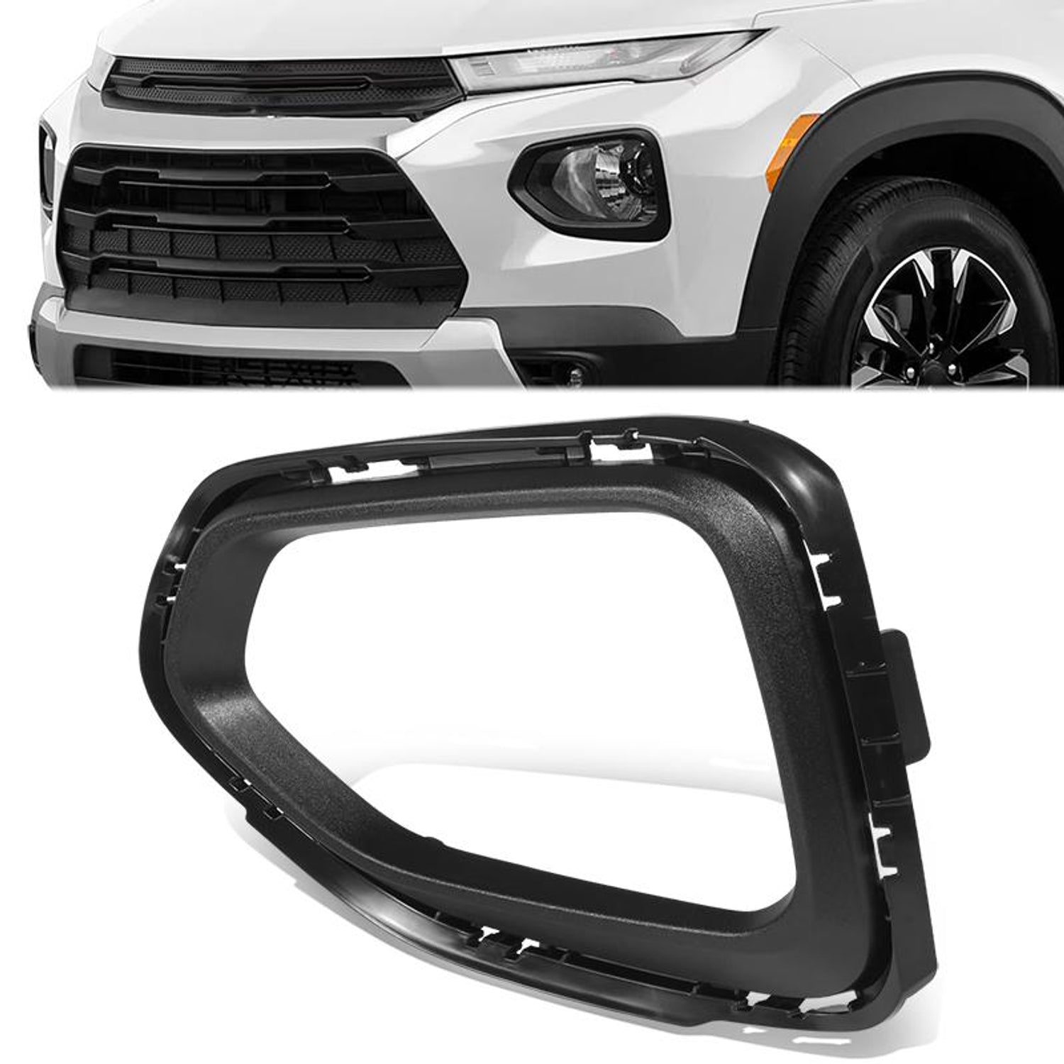 Front Left Side Headlight Molding <br> 21-03 Chevrole Trailblazer