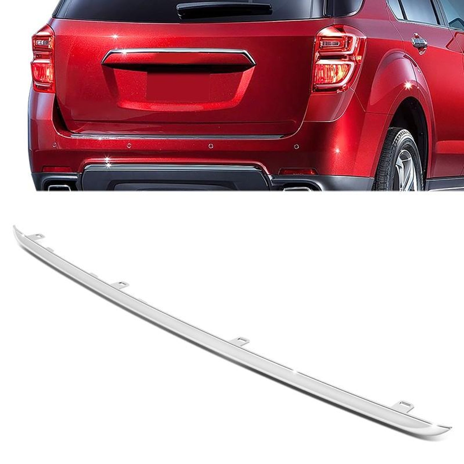Rear Bumper Lower Molding Trim <br> 16-07 Chevrolet Equinox
